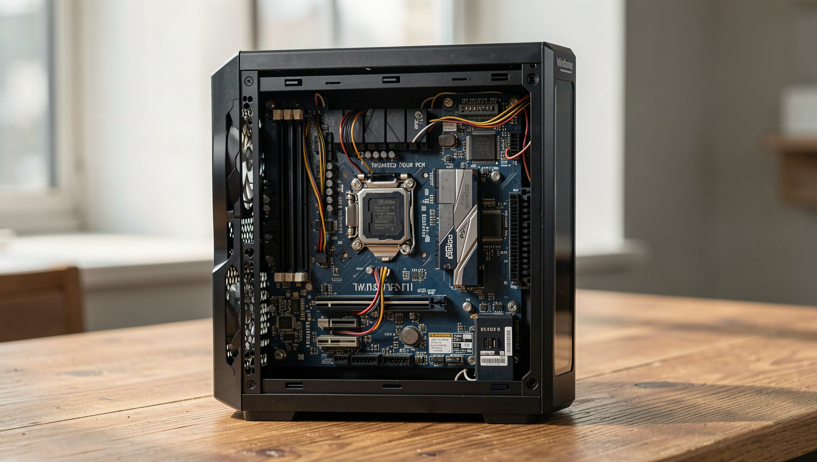 Close-up of a Windows 11 PC screen displaying hardware specifications.